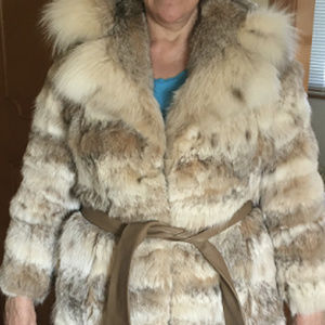 Lynx Paw Coat with full Lynx Collar